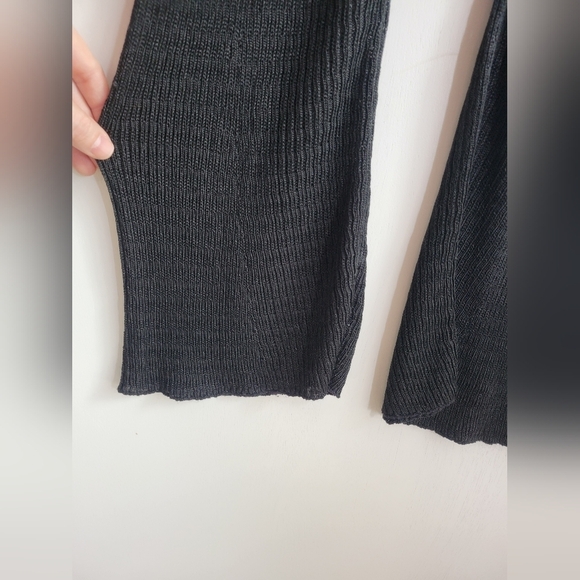 NWT Free People Rosella Swit  Slim Flair Pants Black - Picture 6 of 8